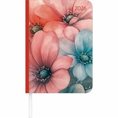 Cover Lady Journal Flowers 2026 - Taschenkalender A6 (10,7x15,2 cm) - Weekly - 192 Seiten - Notiz-Buch - Termin-Planer - Alpha Edition