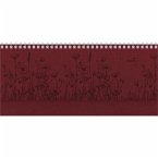 Tisch-Querkalender Nature Line Flower 2026 - Tisch-Kalender - Büro-Kalender quer 29,7x13,5 cm - 1 Woche 2 Seiten - Umwelt-Kalender - mit Hardcover