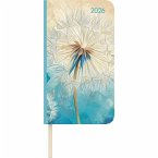 Lady Journal Slim Blowballs 2026 - Taschen-Kalender 9x15,6 cm - Weekly - 128 Seiten - Notiz-Buch - mit Info- und Adressteil - Alpha Edition