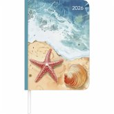 Lady Journal Beach 2026 - Taschenkalender A6 (10,7x15,2 cm) - Weekly - 192 Seiten - Notiz-Buch - Termin-Planer - Alpha Edition