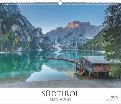 Cover Südtirol 2026 - Bildkalender XXL 60x50 cm - hochwertiger Wandkalender im Querformat - Landschaftskalender - Wandplaner
