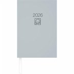 Buchkalender grau 2026 - Bürokalender 14,5x21 - 1T/1S - Blauer Engel - Kartoneinband - Halbstundeneinteilung 7-22 Uhr - 876-0703-1 Buchkalender grau 2026 - Bürokalender 14,5x21 - 1T/1S - Blauer Engel - Kartoneinband - Halbstundeneinteilung 7-22 Uhr - 876-0703-1