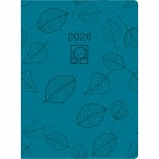 Taschenkalender türkis 2026 - Bürokalender 10,2x14,2 - 1 Tag auf 1 Seite - robuster Kartoneinband - Stundeneinteilung 7-19 Uhr - Blauer Engel - 610-0721 Taschenkalender türkis 2026 - Bürokalender 10,2x14,2 - 1 Tag auf 1 Seite - robuster Kartoneinband - Stundeneinteilung 7-19 Uhr - Blauer Engel - 610-0721
