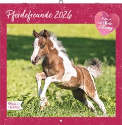 Cover Pferdefreunde 2026 - Broschürenkalender - Kinder-Kalender - Format 30 x 30 cm