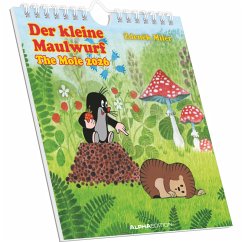 Cover Alpha Edition - Der kleine Maulwurf 2026 Postkartenkalender, 16x17cm, Kalender mit schönen Illustrationen von Zdenek Miler, Postkarten zum Heraustrennen, zum Aufhängen oder Aufstellen