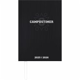 Campustimer Black - A6 Semester-Planer - Studenten-Kalender 2025/2026 - Notiz-Buch - schwarz - Weekly - Alpha Edition Campustimer Black - A6 Semester-Planer - Studenten-Kalender 2025/2026 - Notiz-Buch - schwarz - Weekly - Alpha Edition