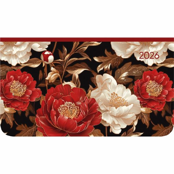 Ladytimer Pad Pattern 2026 - Taschen-Kalender 15,6x9 cm - Muster - Weekly - 128 Seiten - Notiz-Buch - Alpha Edition