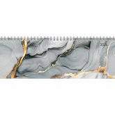 Tisch-Querkalender Style Marmor 2026 - Büro-Planer 29,7x10,5 cm - Tisch-Kalender - 1 Woche 2 Seiten - Ringbindung - Zettler Tisch-Querkalender Style Marmor 2026 - Büro-Planer 29,7x10,5 cm - Tisch-Kalender - 1 Woche 2 Seiten - Ringbindung - Zettler