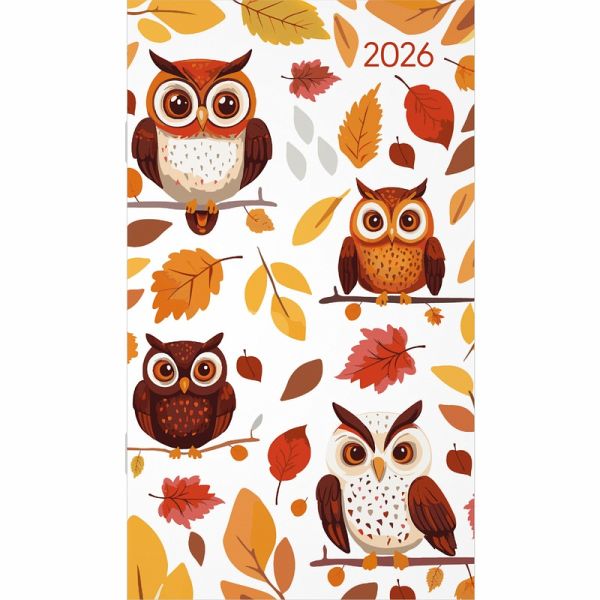 Miniplaner Style Eulen 2026 - Taschen-Kalender 9x15 cm - Weekly - 64 Seiten - 1 Seite 1 Woche - Notiz-Heft - Alpha Edition Miniplaner Style Eulen 2026 - Taschen-Kalender 9x15 cm - Weekly - 64 Seiten - 1 Seite 1 Woche - Notiz-Heft - Alpha Edition
