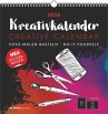 Kreativ-Kalender schwarz 2026 - 32 x 33... - Bild 1