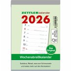 Wochenabreißkalender 2026 - 10,5x14,6 cm - 1 Woche auf 1 Seite - mit Sudokus, Rezepten, Rätseln uvm. auf den Rückseiten - Bürokalender 325-0000 Wochenabreißkalender 2026 - 10,5x14,6 cm - 1 Woche auf 1 Seite - mit Sudokus, Rezepten, Rätseln uvm. auf den Rückseiten - Bürokalender 325-0000