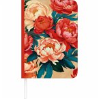 Lady Journal Roses 2025 - Rose - Taschenkalender A6 (10,7x15,2 cm) - Weekly - 192 Seiten - Notiz-Buch - Termin-Planer - Alpha Edition
