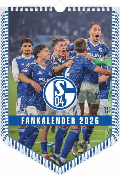 FC Schalke 04 2026 - Bannerkalender - Fan-Kalender - Fußball-Kalender - Wand-Kalender - 29,7x42 - Sport FC Schalke 04 2026 - Bannerkalender - Fan-Kalender - Fußball-Kalender - Wand-Kalender - 29,7x42 - Sport