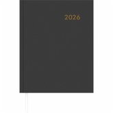 Wochenbuch anthrazit 2026 - Bürokalender 21x26,5 cm - 1 Woche auf 2 Seiten - mit Eckperforation und Fadensiegelung - Notizbuch - 728-0021 Wochenbuch anthrazit 2026 - Bürokalender 21x26,5 cm - 1 Woche auf 2 Seiten - mit Eckperforation und Fadensiegelung - Notizbuch - 728-0021