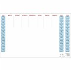 Schreibunterlage 2026 - 59,5x37 cm - 1 Woche auf 1 Blatt - 36 Blatt, mit Kartonunterlage - mit Dreijahresübersicht auf jedem Blatt - 108-0000 Schreibunterlage 2026 - 59,5x37 cm - 1 Woche auf 1 Blatt - 36 Blatt, mit Kartonunterlage - mit Dreijahresübersicht auf jedem Blatt - 108-0000