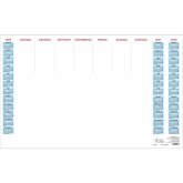 Schreibunterlage 2026 - 59,5x37 cm - 1 Woche auf 1 Blatt - 36 Blatt, mit Kartonunterlage - mit Dreijahresübersicht auf jedem Blatt - 108-0000 Schreibunterlage 2026 - 59,5x37 cm - 1 Woche auf 1 Blatt - 36 Blatt, mit Kartonunterlage - mit Dreijahresübersicht auf jedem Blatt - 108-0000