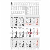 3-Monatskalender groß 2026 - Büro-Kalender 30x48,8 cm (geöffnet) - mit Datumsschieber - Zettler - 954-0011 3-Monatskalender groß 2026 - Büro-Kalender 30x48,8 cm (geöffnet) - mit Datumsschieber - Zettler - 954-0011