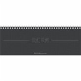 Tisch-Querkalender Papyrus Grau 2026 - Büro-Planer 29,7x10,5 cm - Tisch-Kalender - 1 Woche 2 Seiten - Ringbindung - Zettler Tisch-Querkalender Papyrus Grau 2026 - Büro-Planer 29,7x10,5 cm - Tisch-Kalender - 1 Woche 2 Seiten - Ringbindung - Zettler