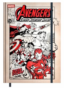 MARVEL - Buchkalender im Format 14,8 x 21