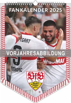 Cover VfB Stuttgart 2026 - Bannerkalender - Fan-Kalender - Fußball-Kalender - 29,7x42 - Sport