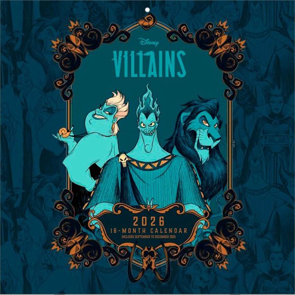 DISNEY VILLAINS - Broschürenkalender im Format 30 x 30 DISNEY VILLAINS - Broschürenkalender im Format 30 x 30