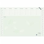 Schreibunterlage Recycling 2026 - 59,5x40 cm - 1 Woche auf 1 Blatt - inkl. Dreijahresübersicht - 35 Blatt, mit stablier Kartonunterlage - 106-0700