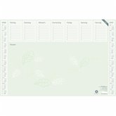 Schreibunterlage Recycling 2026 - 59,5x40 cm - 1 Woche auf 1 Blatt - inkl. Dreijahresübersicht - 35 Blatt, mit stablier Kartonunterlage - 106-0700 Schreibunterlage Recycling 2026 - 59,5x40 cm - 1 Woche auf 1 Blatt - inkl. Dreijahresübersicht - 35 Blatt, mit stablier Kartonunterlage - 106-0700