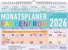 Monatsplaner Farbenfroh 2026 29,7x21... - Bild 1