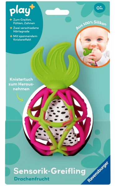 Play+ Sensorik-Greifling: Drachenfrucht - ab 0 Monate