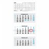 3-Monatskalender 2026 - 33,5x71 blau -... - Bild 1
