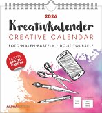 Kreativ-Kalender weiß 2026 - 21x22 cm - Foto, Malen, Basteln - datiert - Kreativkalender - Foto-Kalender - Alpha Edition Kreativ-Kalender weiß 2026 - 21x22 cm - Foto, Malen, Basteln - datiert - Kreativkalender - Foto-Kalender - Alpha Edition