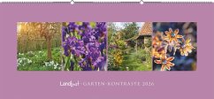 Cover Landlust Panorama: Garten-Kontraste 2026 Wand-Kalender - Panorama-Kalender - Fotografie - Gartenkalender 110x50