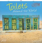 Toilets Around the World 2026 - Wand-Kalender - Broschüren-Kalender - 30x30 - 30x60 geöffnet - Toiletten-Kalender