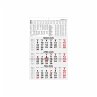3-Monatskalender schwarz/rot 2026 -... - Bild 1
