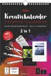 Kreativ-Kalender A4 - 2 in 1: schwarz... - Bild 1