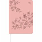 Lady Journal Grande Deluxe Salmon 2026 - Taschen-Kalender A5 (15x21 cm) - Tucson Einband - mit Motivprägung - Weekly - 128 Seiten - Alpha Edition