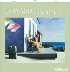 N NEUMANNVERLAGE - Edward Hopper 2026 Broschürenkalender, 30x30cm, Wandkalender mit ausgewählten Werken von Edward Hopper, internationalen Feiertagen und Mondphasen, viel Platz für Notizen
