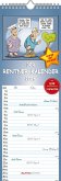 Rentnerkalender 2026 Streifenkalender, 15x42cm, Kalender mit 3 Spalten für Termine, 100 jährigem Kalender, Ferienterminen DE/AT/CH, mit Pollenflugkalender und deutschem Kalendarium - Alpha Edition Rentnerkalender 2026 Streifenkalender, 15x42cm, Kalender mit 3 Spalten für Termine, 100 jährigem Kalender, Ferienterminen DE/AT/CH, mit Pollenflugkalender und deutschem Kalendarium - Alpha Edition