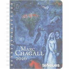 Cover Marc Chagall 2026 - Diary - Buchkalender - Taschenkalender - Kunstkalender - 16,5x21,6