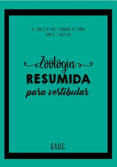 Cover Zoologia Resumida Para Vestibular (eBook, PDF)