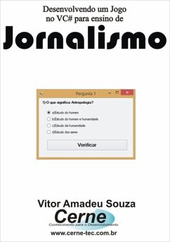 Cover Desenvolvendo Um Jogo No Vc# Para Ensino De Jornalismo (eBook, PDF)