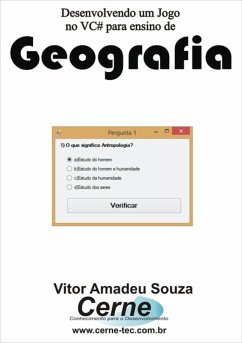 Cover Desenvolvendo Um Jogo No Vc# Para Ensino De Geografia (eBook, PDF)
