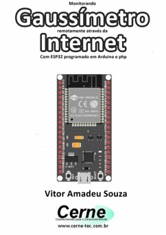 Cover Monitorando Gaussímetro Remotamente Através Da Internet Com Esp32 Programado Em Arduino E Php (eBook, PDF)