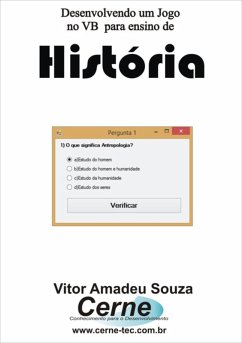 Cover Desenvolvendo Um Jogo No Vb Para Ensino De História (eBook, PDF)