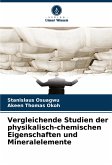 Vergleichende Studien der physikalisch-chemischen Eigenschaften und Mineralelemente Vergleichende Studien der physikalisch-chemischen Eigenschaften und Mineralelemente