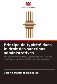 Principe de typicité dans le droit des sanctions administratives Cover Principe de typicité dans le droit des sanctions administratives