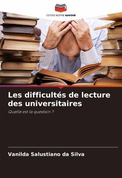 Cover Les difficultés de lecture des universitaires