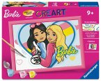 CreArt, Malen nach Zahlen Kinder Barbie-Duo