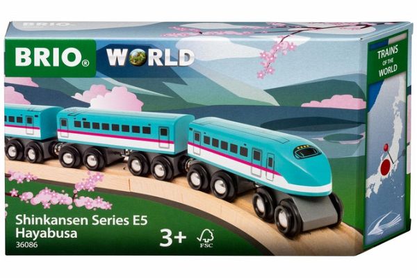 BRIO World - Trains of the World Shinkansen Series E5 Hayabusa Zug BRIO World - Trains of the World Shinkansen Series E5 Hayabusa Zug