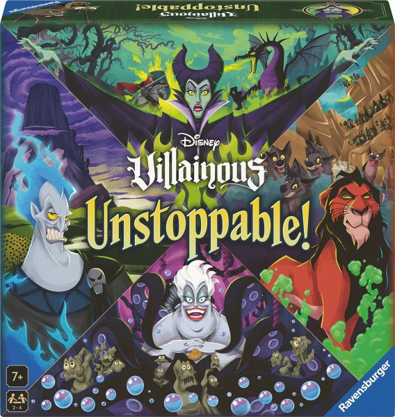 Disney Villainous Unstoppable! - Gesellschaftsspiel & Brettspiel ab 7 Jahre